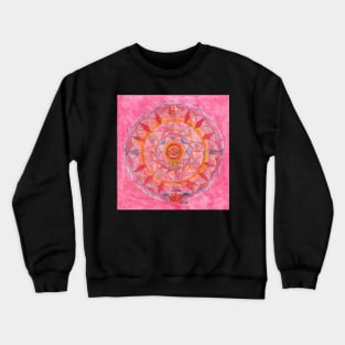 Libra horoscope free-hand mandala - Renate van Nijen Crewneck Sweatshirt